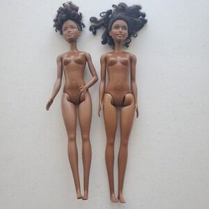 Lot of 2 African Barbies from 2015 FJB11-311 GCK69-M281‎